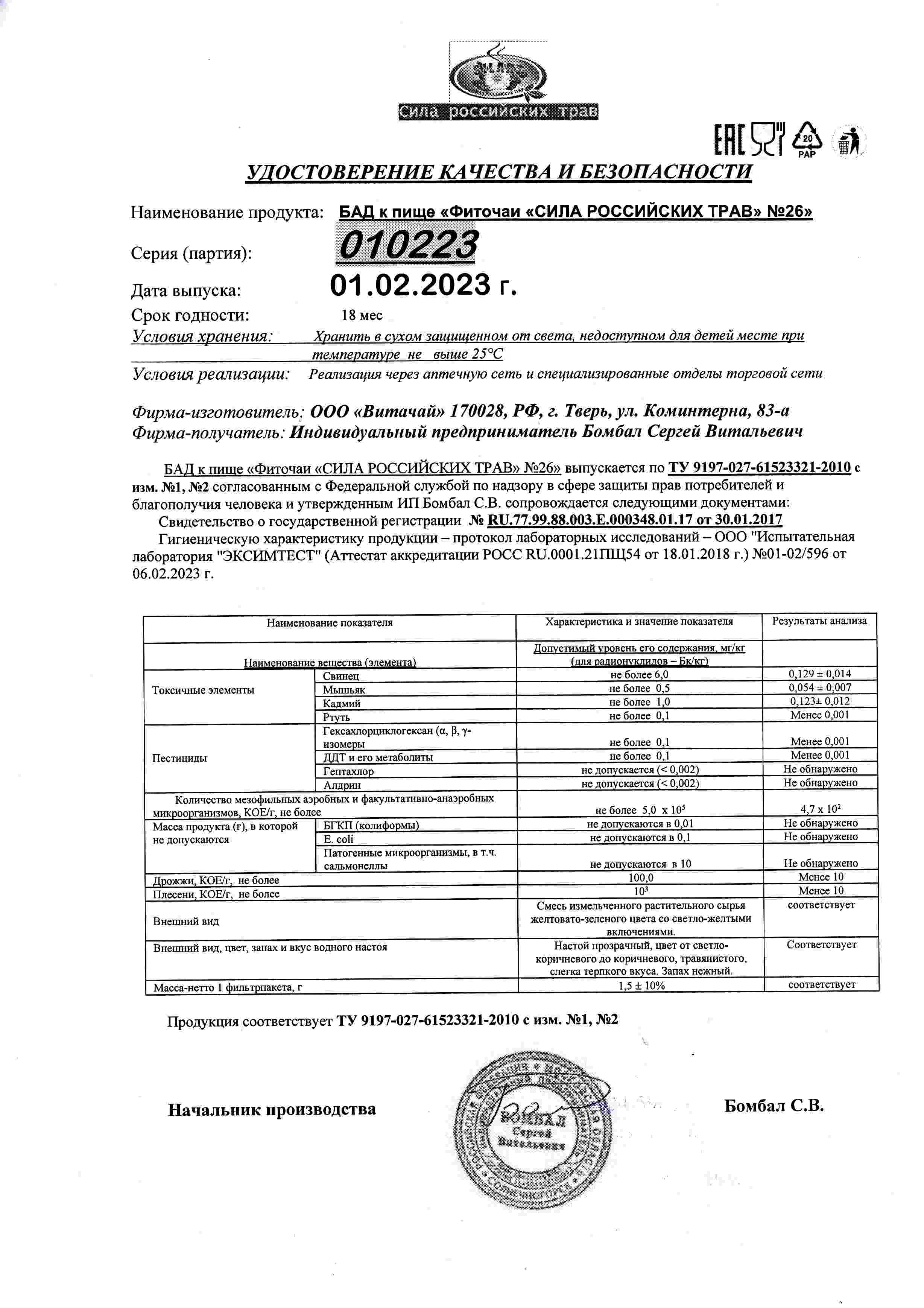 Паспорт №022023